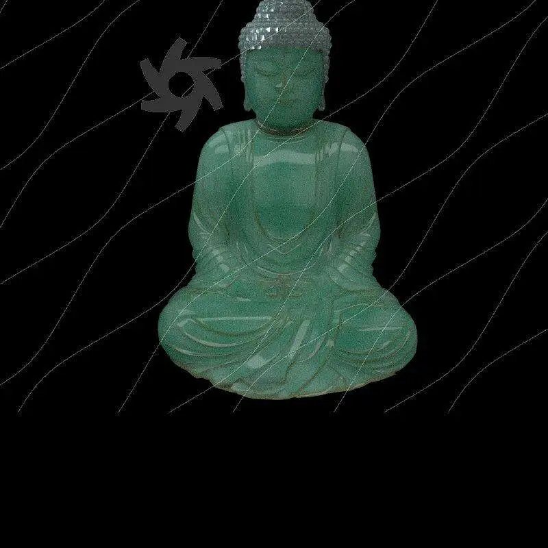 渲染了玉和树叶