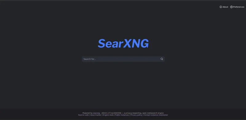 Docker compose私有化部署SearXNG开源搜索，来搭建个自己的搜索引擎