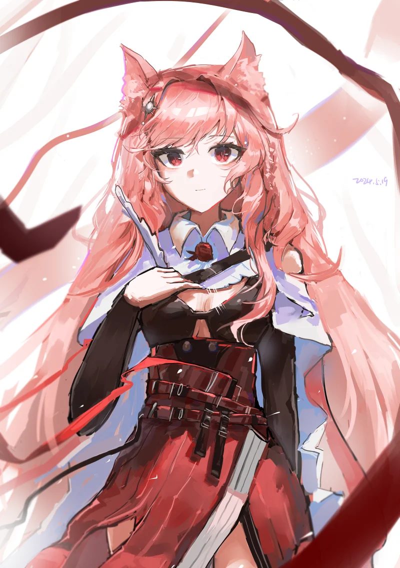 绘画创作,明日方舟,鸿雪