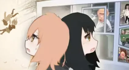 动漫少女逃离俄乌冲突