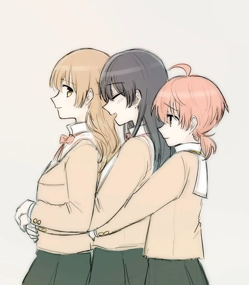 终将成为你,小糸侑,七海灯子,佐伯沙弥香,やがて君になる,百合,动漫壁纸,动漫美图,美图,壁纸,绘画,插画,PIXIV,二次元美图,二次元壁纸
