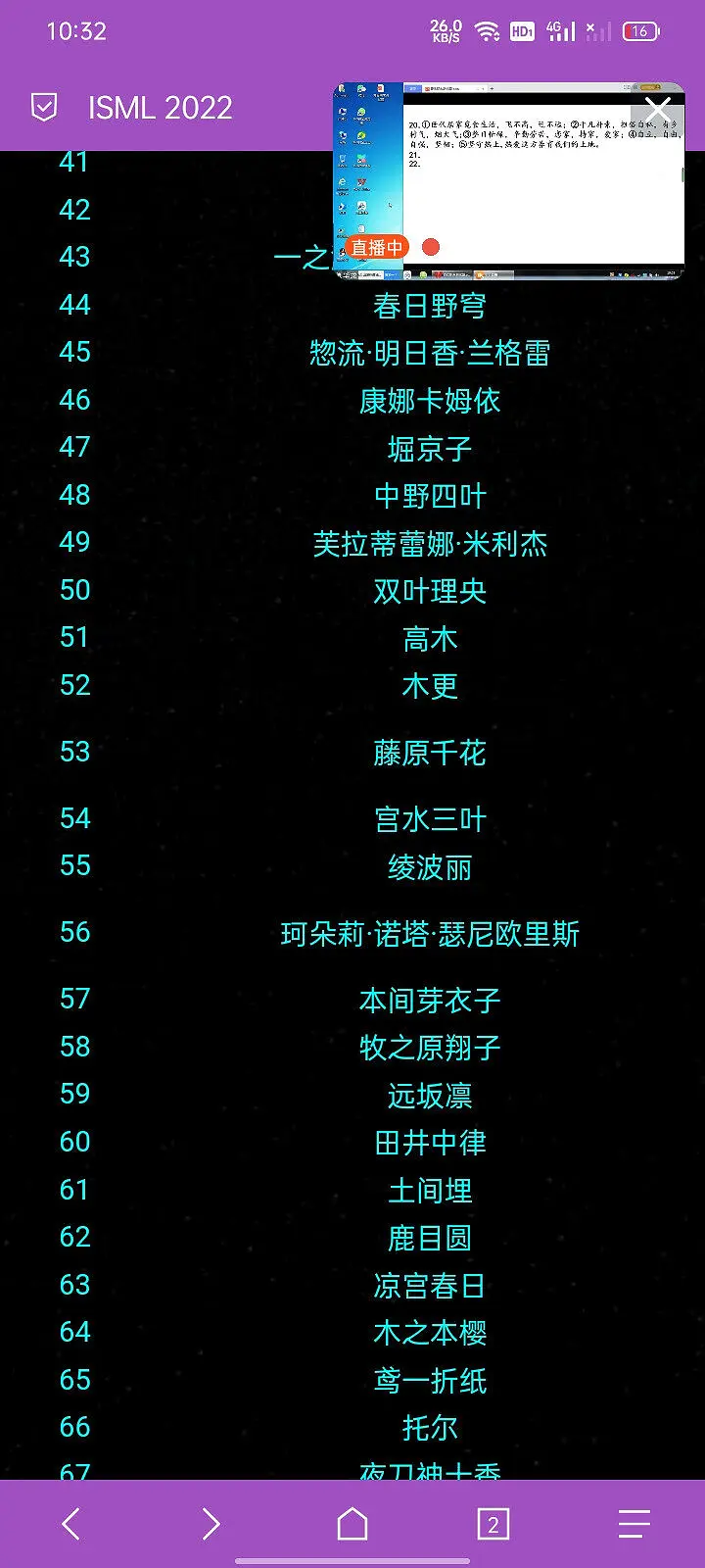 世萌比赛