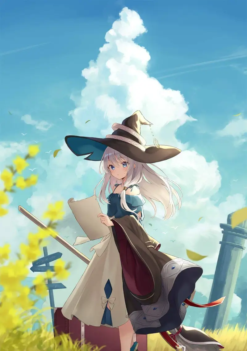 M站美图,动漫,魔女之旅,伊蕾娜