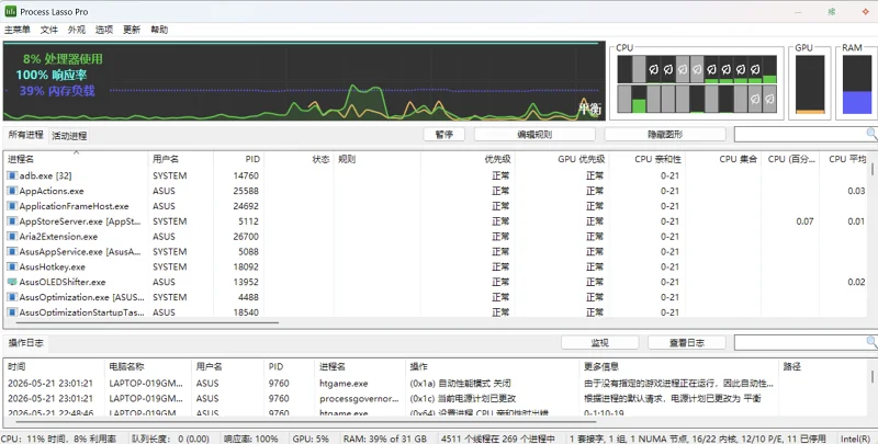 轻薄本优化
