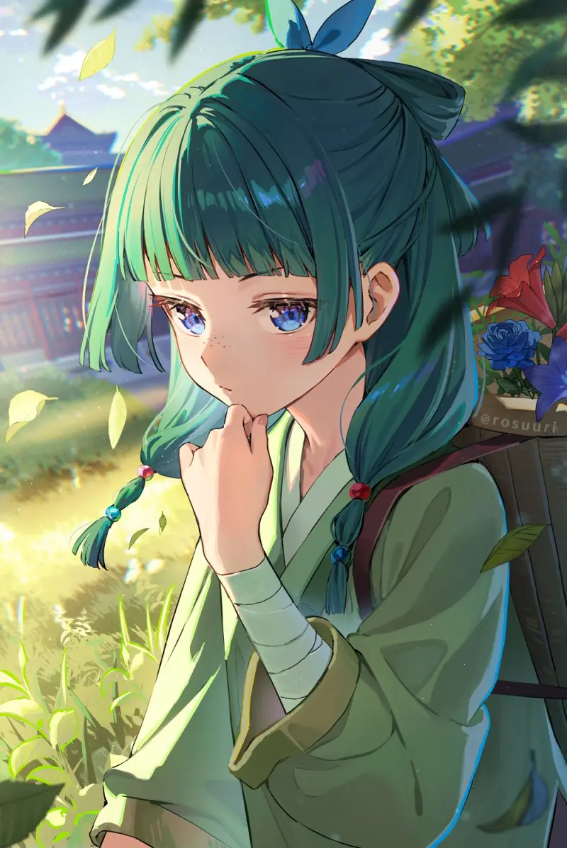 药屋少女的呢喃,药师少女的独语,猫猫,动漫壁纸,动漫美图,美图,壁纸,绘画,插画,PIXIV,画师推荐