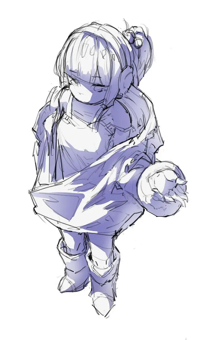 摸