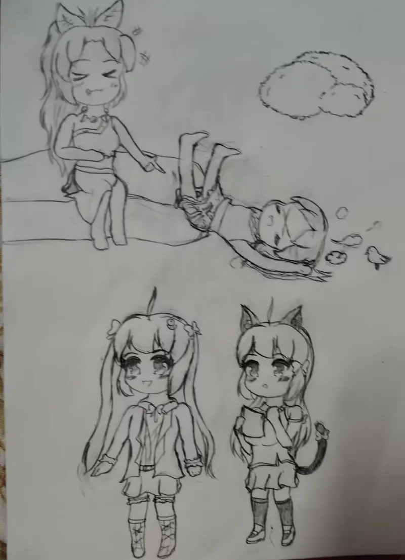 绘画,绘画练习,萌