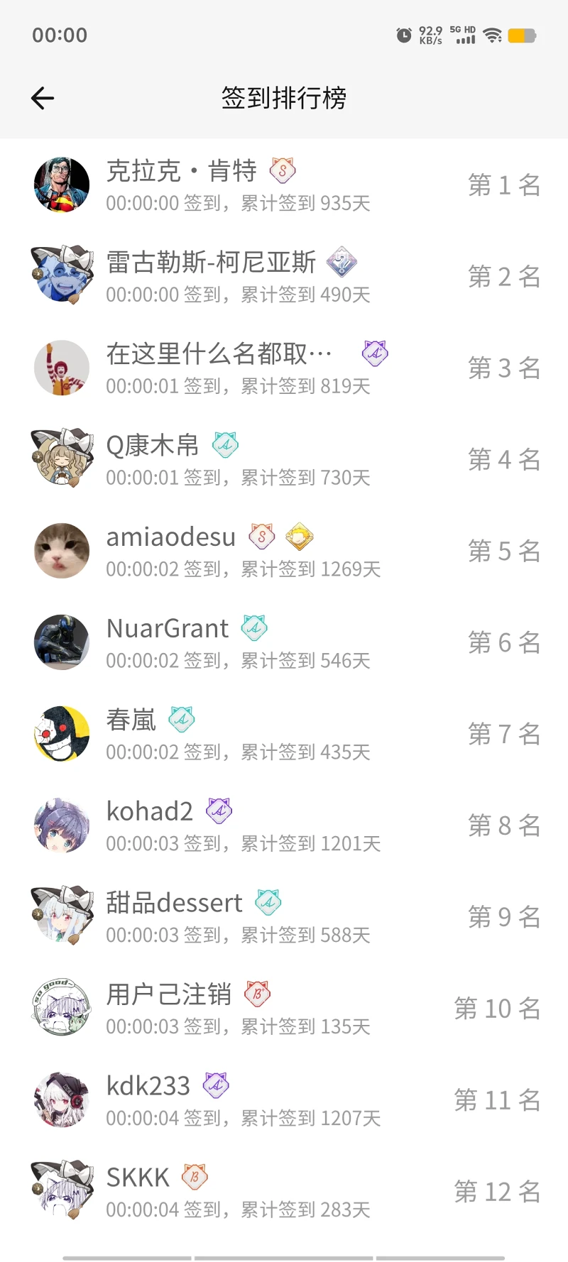 【签到】