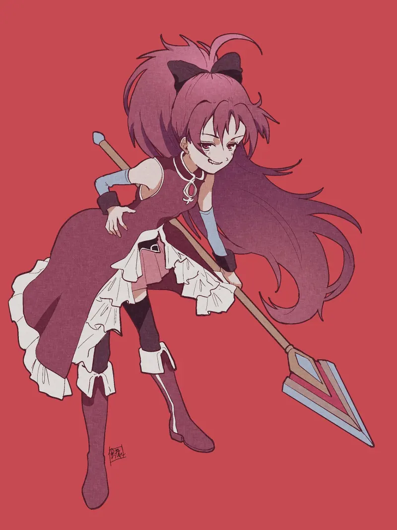 魔法少女小圆,魔法少女,鹿目圆,晓美焰,美树沙耶香,巴麻美,佐仓杏子,美图,壁纸,绘画