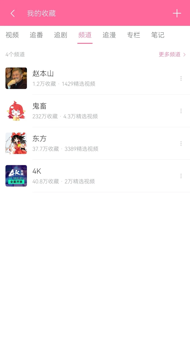 频道,B站