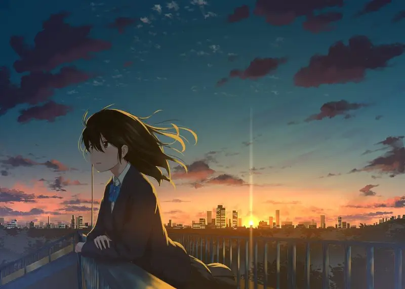夕暮れ