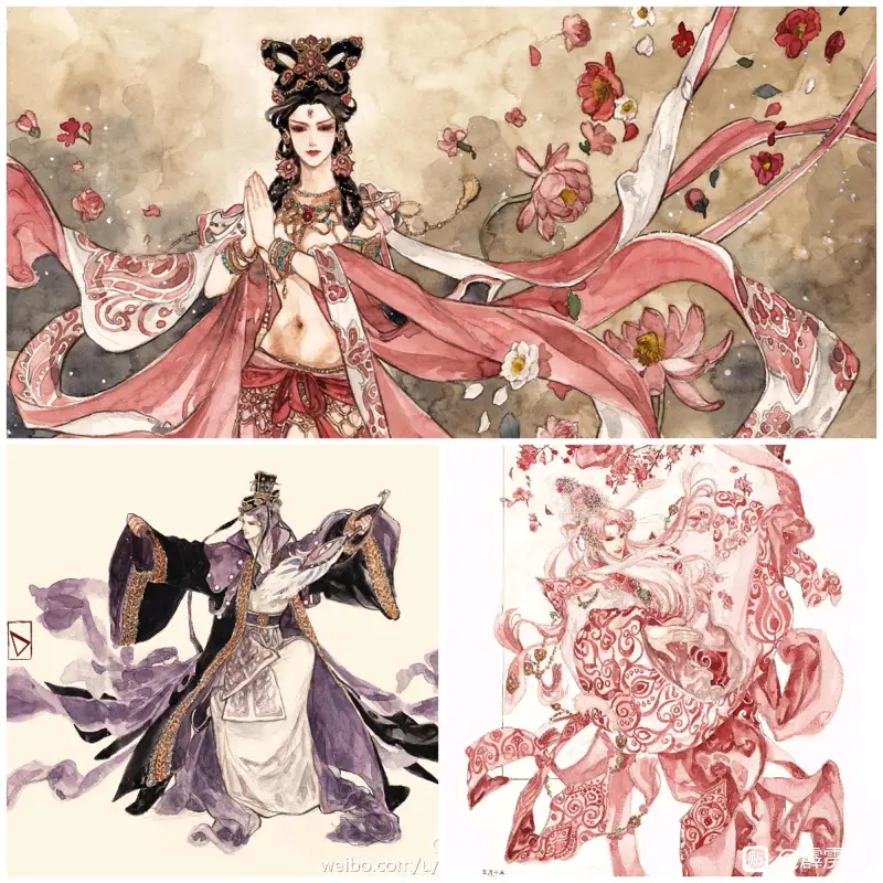 同人,布袋戏,绘画创作