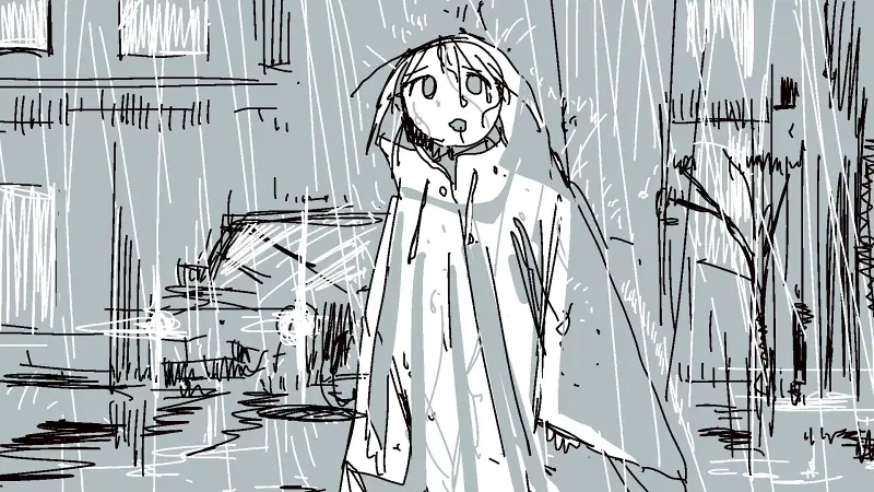 碎笔 雨幕的歌 / グロい雨