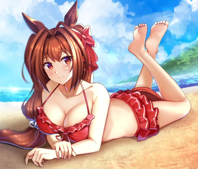 【泳装特辑③】《赛马娘》大和赤骥泳装特辑（20张大容量）
