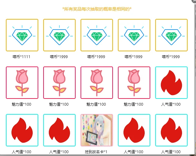 闲聊茶馆,抽奖