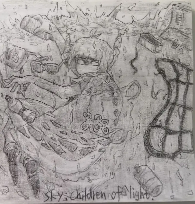 一棵怪柏,悠慕白,原神,崩坏星穹铁道,三体,石纪元,绘画,插画,二创,漫画