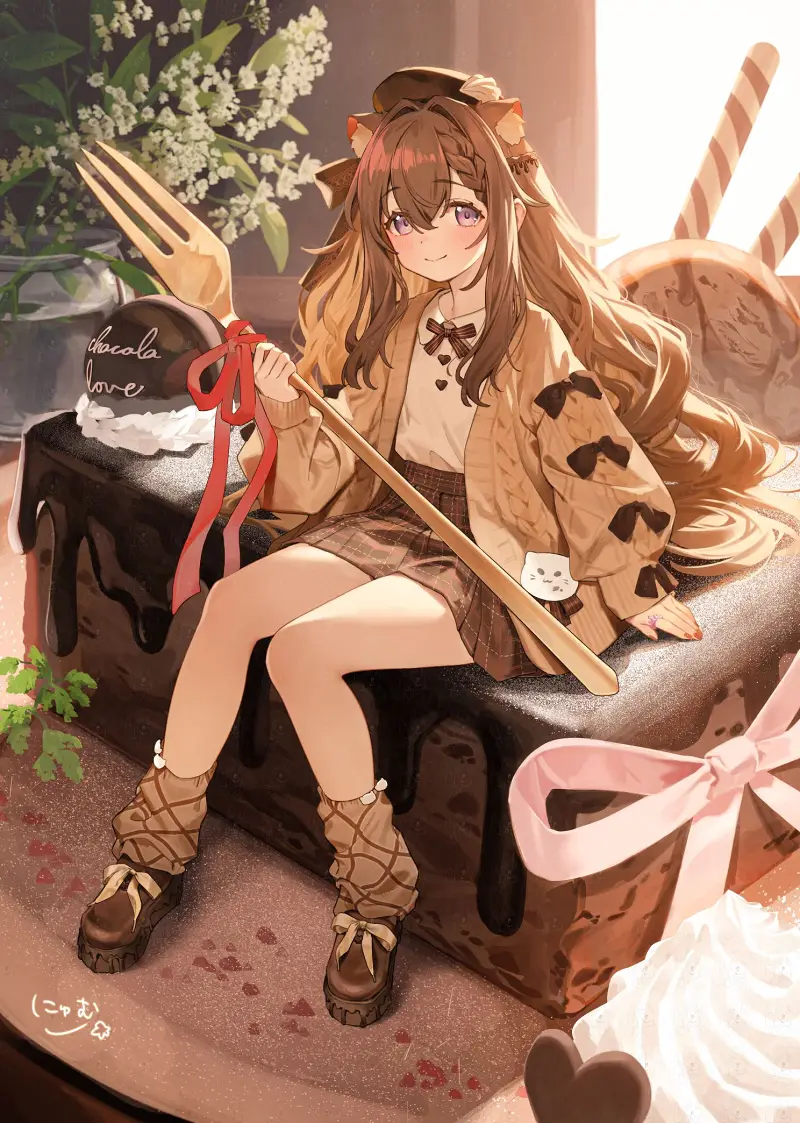 pixiv,二次元,绘画,壁纸,美少女,咪咪攘攘我们的周年庆