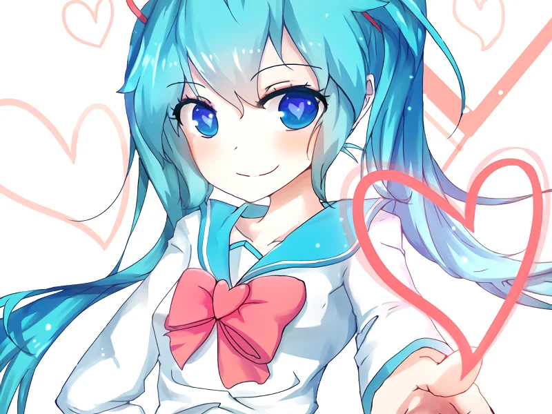 美图,hatsunemiku,初音未来,千夜,vocaloid,二次元,壁纸