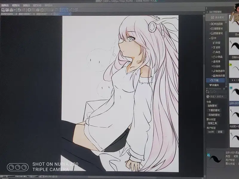 绘画创作,插画,八重樱