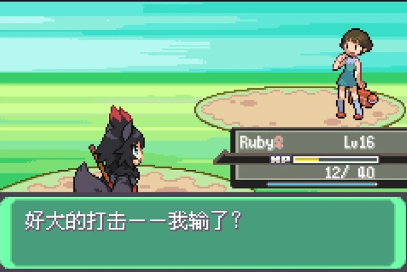 【漆黑的魅影】p2 打败岩系道馆主