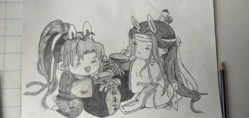 新人报道,黑白画