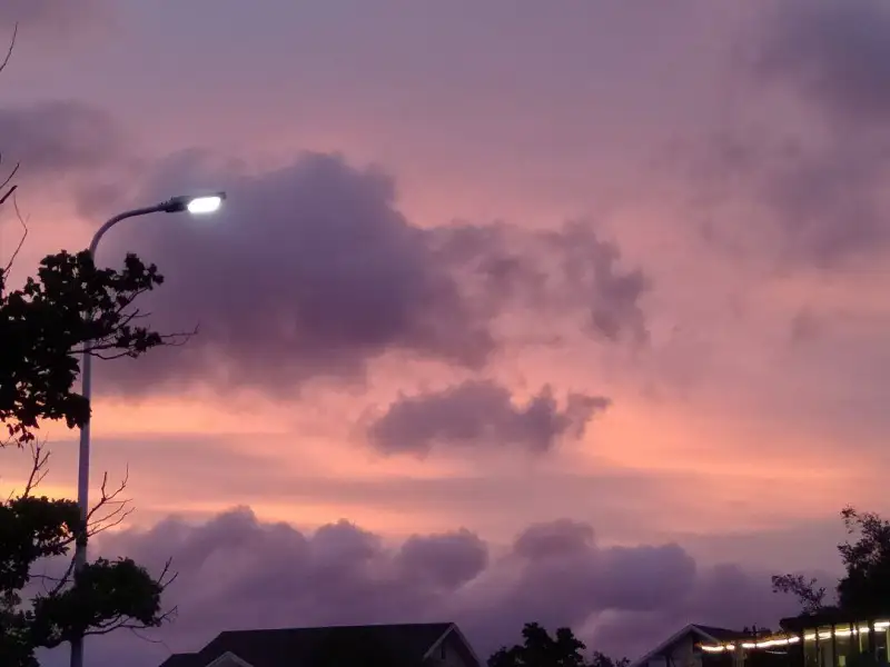 台风前的舟山，美。