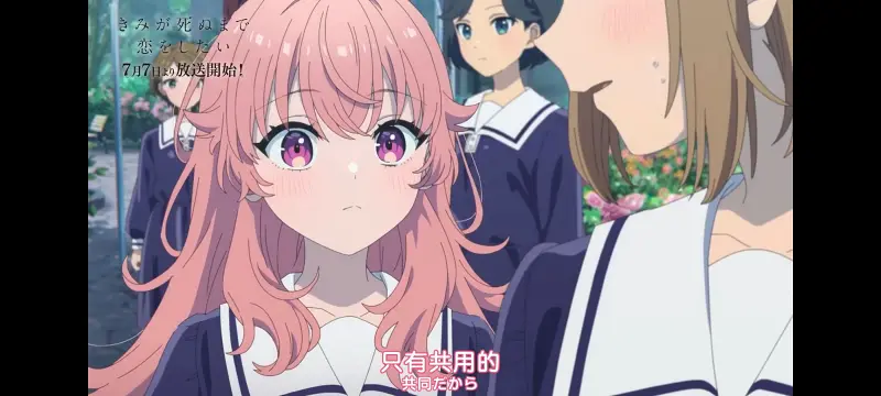 与你相恋到生命尽头,与你相恋到世界尽头,动画,动漫,番剧,百合,二次元,ACG
