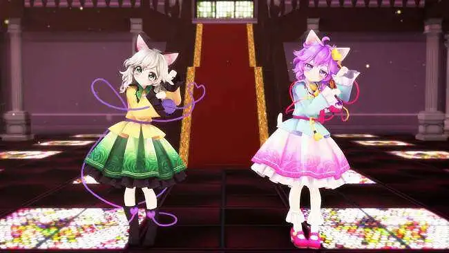 【东方MMD】古明地姐妹「Nyanyanyanyanyanyanya!」