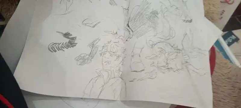 闲聊茶馆,闲聊,绘画创作