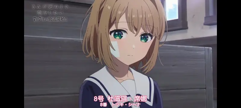 与你相恋到生命尽头,与你相恋到世界尽头,动画,动漫,番剧,百合,二次元,ACG