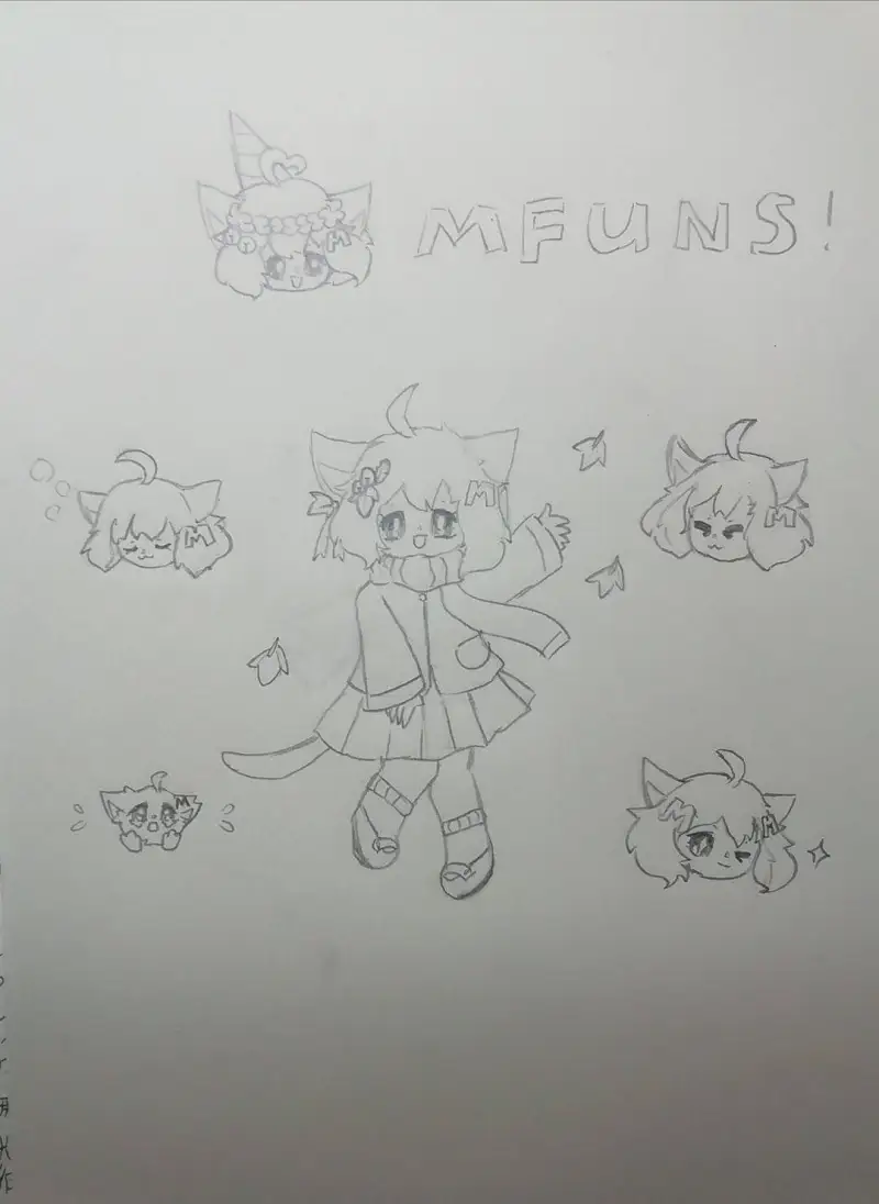 绘画创作,站娘,喵奈酱
