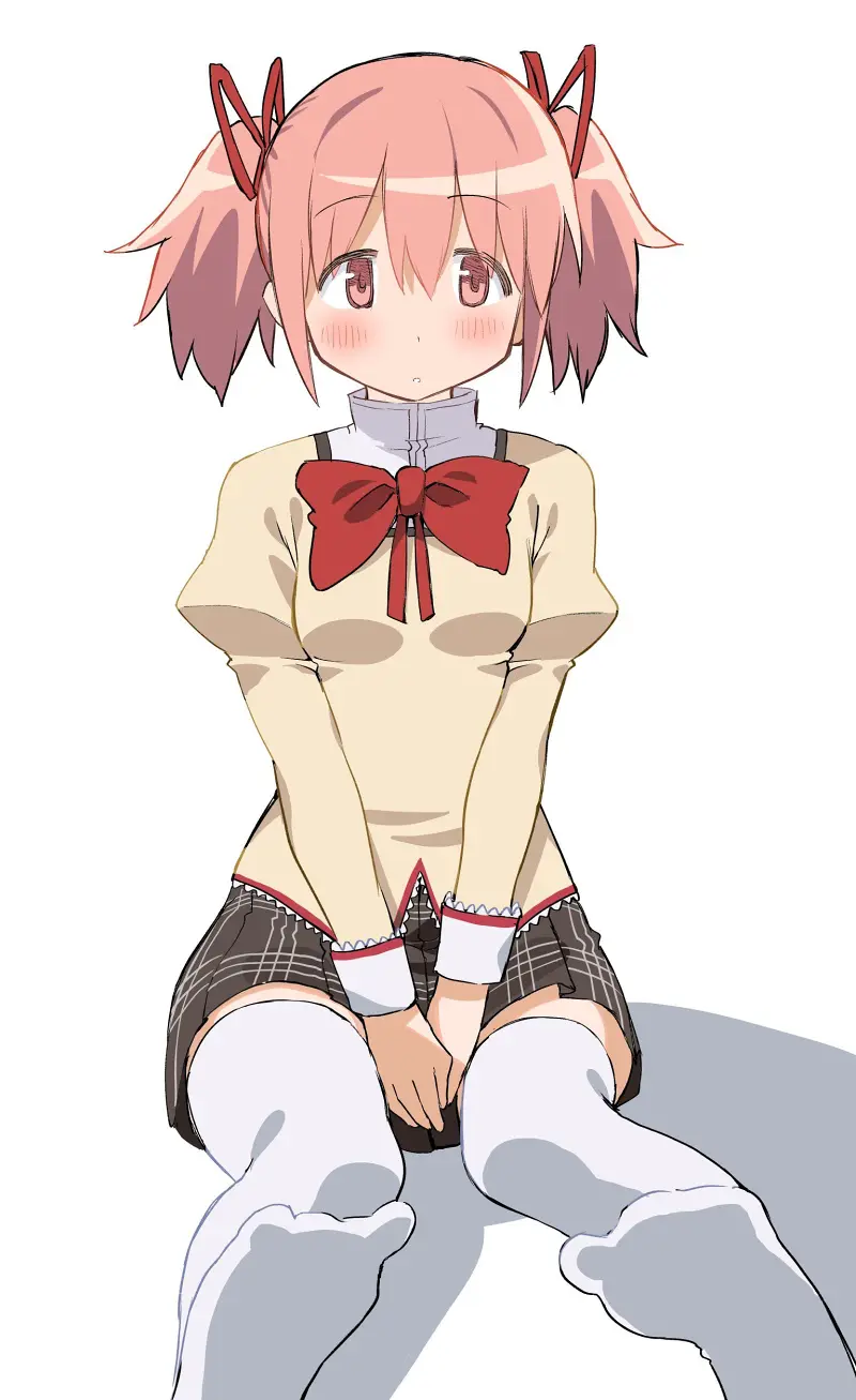 魔法少女小圆,魔法少女,鹿目圆,鹿目圆香,动漫美图,动漫壁纸,美图,壁纸,绘画,插画,推特
