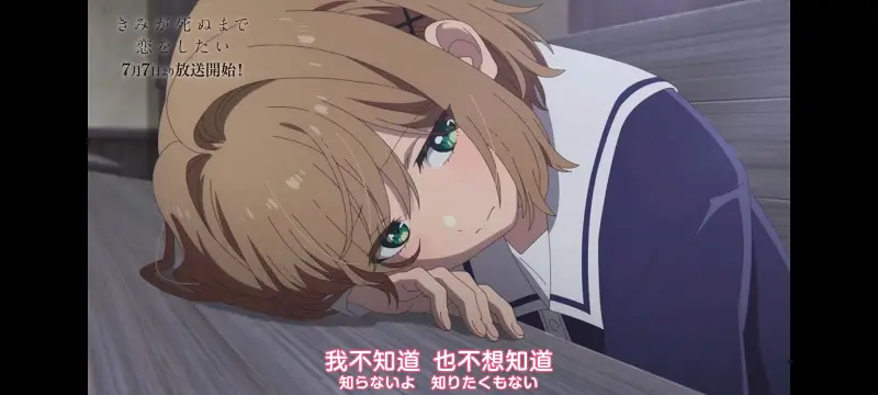 与你相恋到生命尽头,与你相恋到世界尽头,动画,动漫,番剧,百合,二次元,ACG
