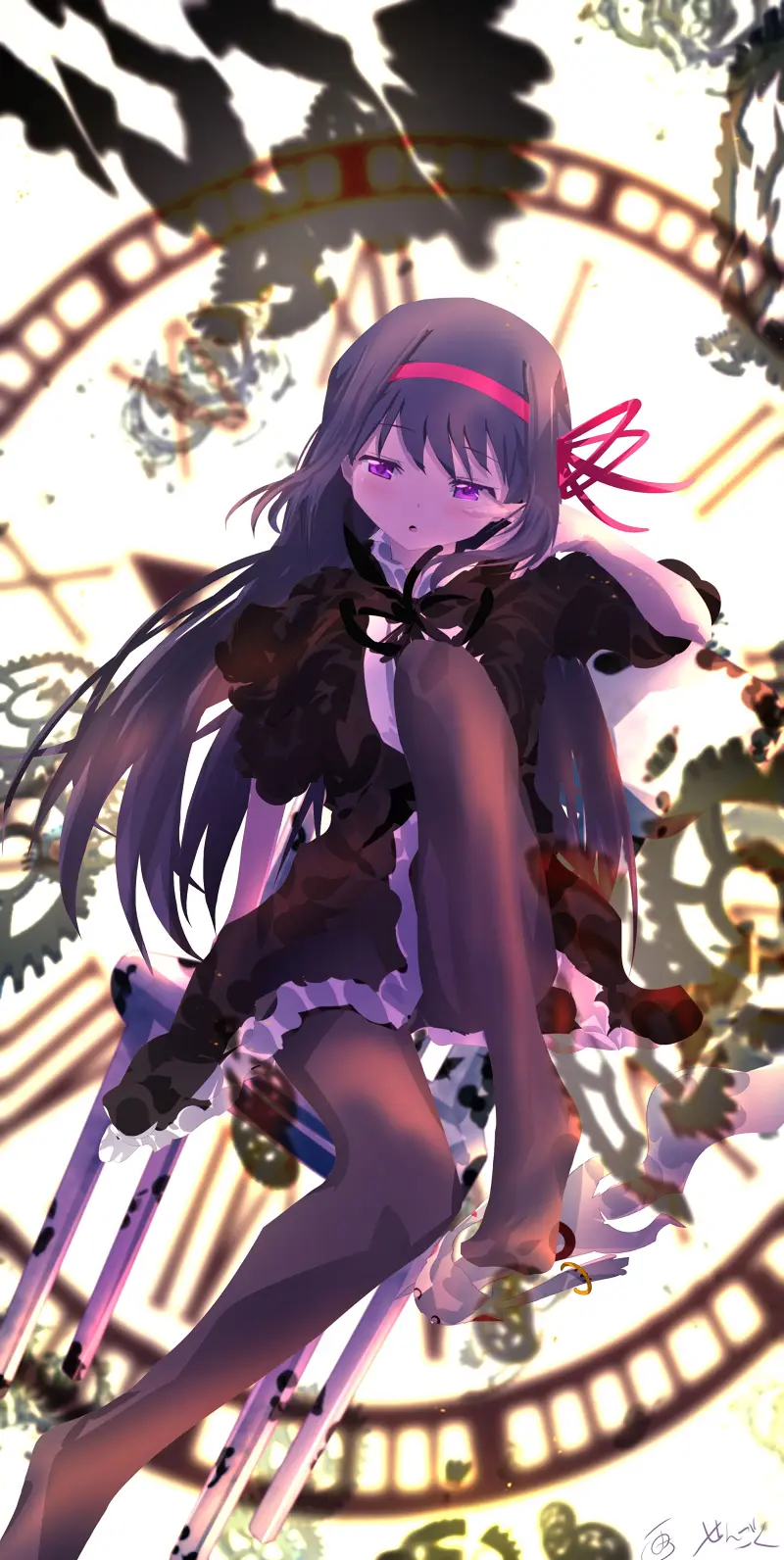 魔法少女小圆,魔圆,魔法少女,晓美焰,晓美炎,动漫壁纸,动漫美图,美图,壁纸,绘画,插画,涩图,PIXIV,画师推荐