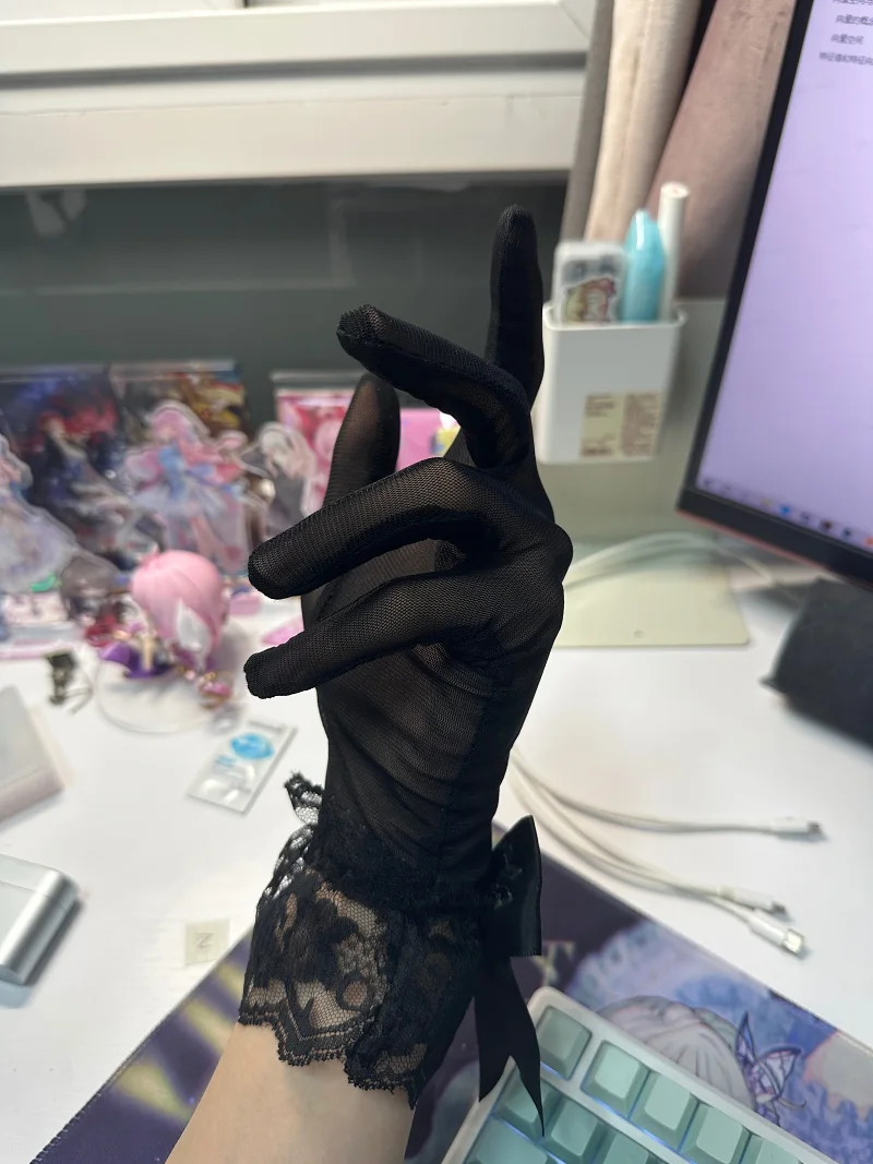 手控,手套,蕾丝手套,洛丽塔