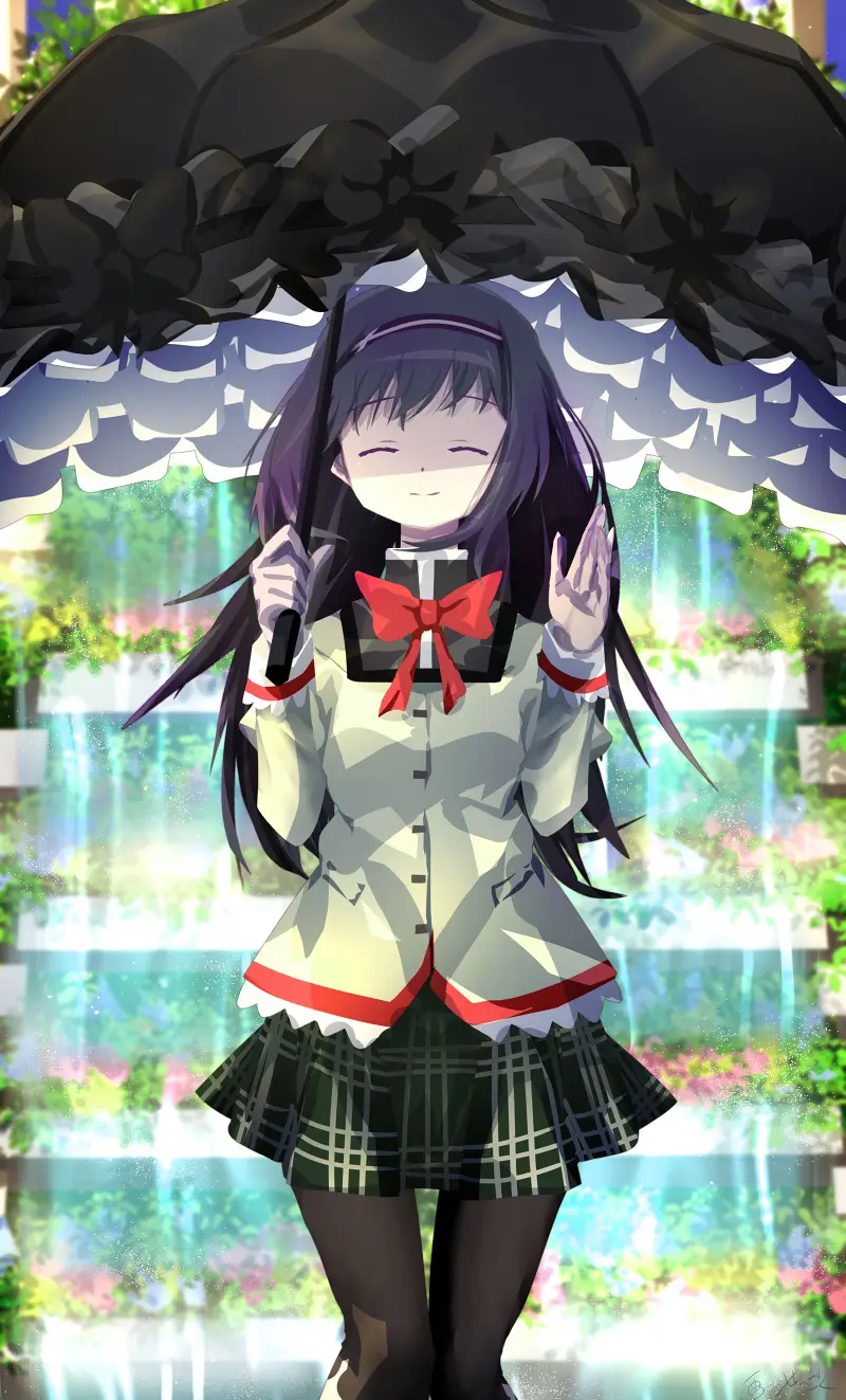 魔法少女小圆,魔法少女,魔圆,叛逆的物语,晓美焰,晓美炎,焰魔,动漫壁纸,动漫美图,美图,壁纸,绘画,插画,PIXIV,画师推荐