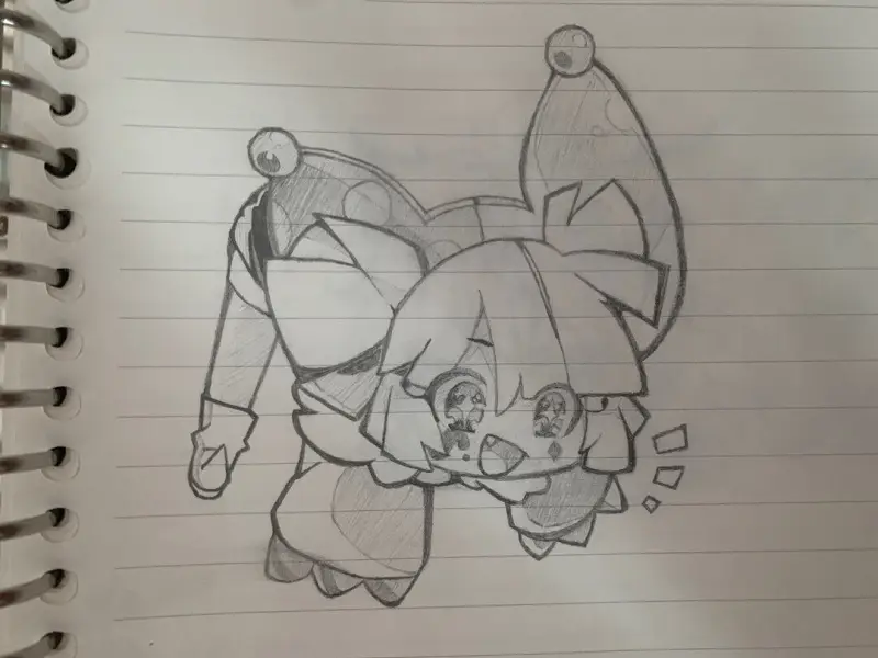 在学校闲着的时候画的