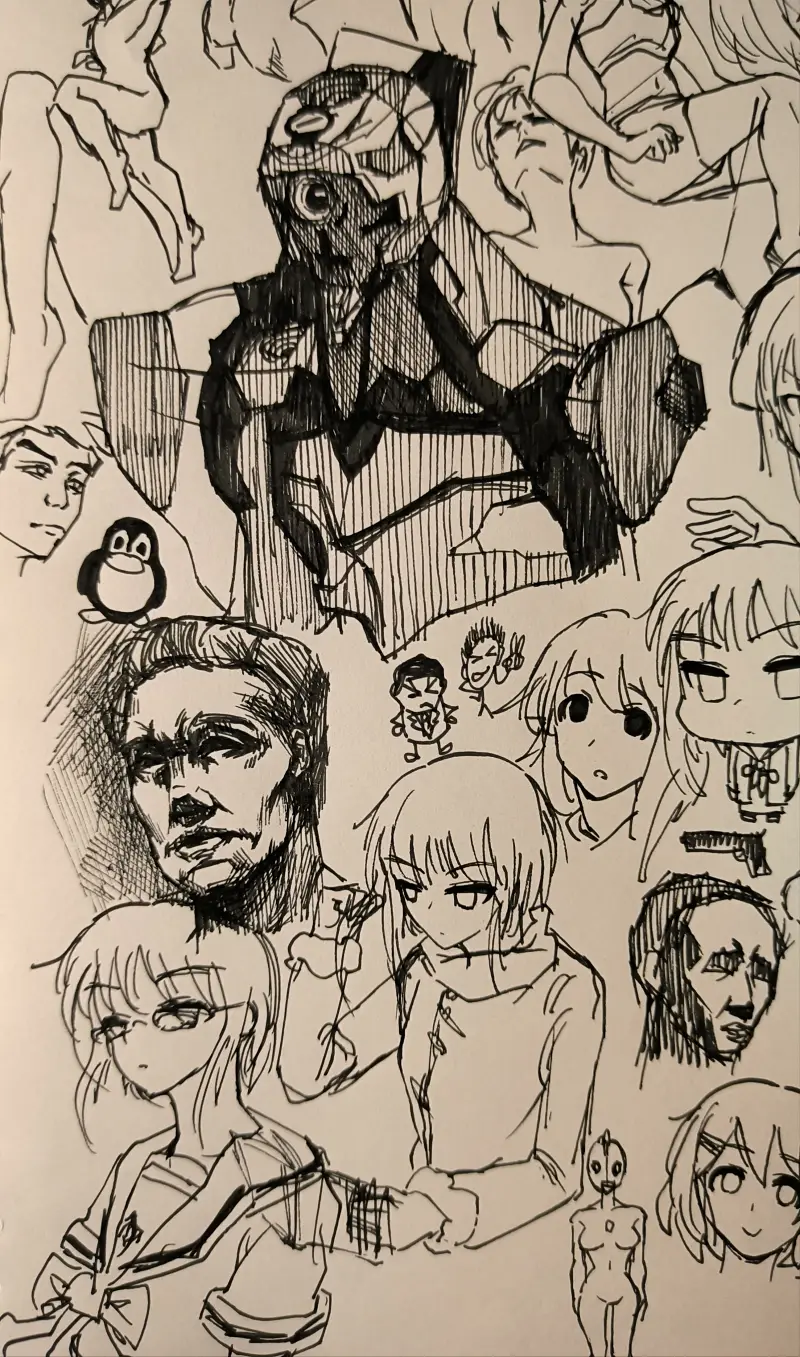 绘画,摸鱼,奥特曼,假面骑士,长门有希