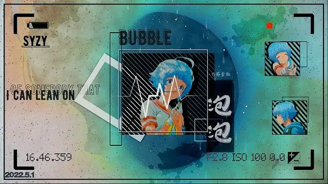 BUBBLE//泡泡动态排版-6小时