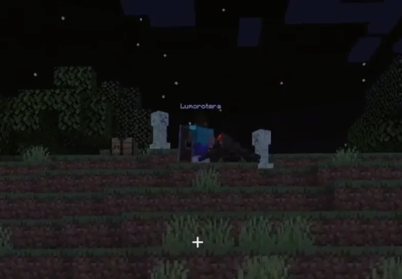 Minecraft lumo酱被苦力怕炸飞