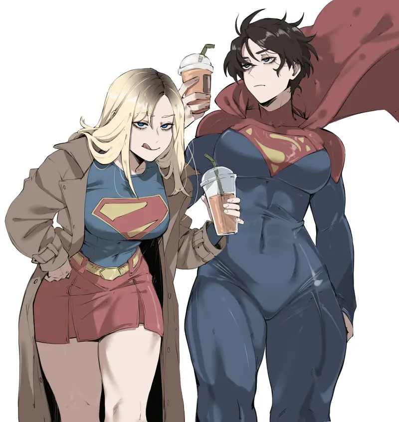 DC,DC影视,超级英雄,女超人,超级少女,正义联盟,美图,壁纸,绘画,涩图