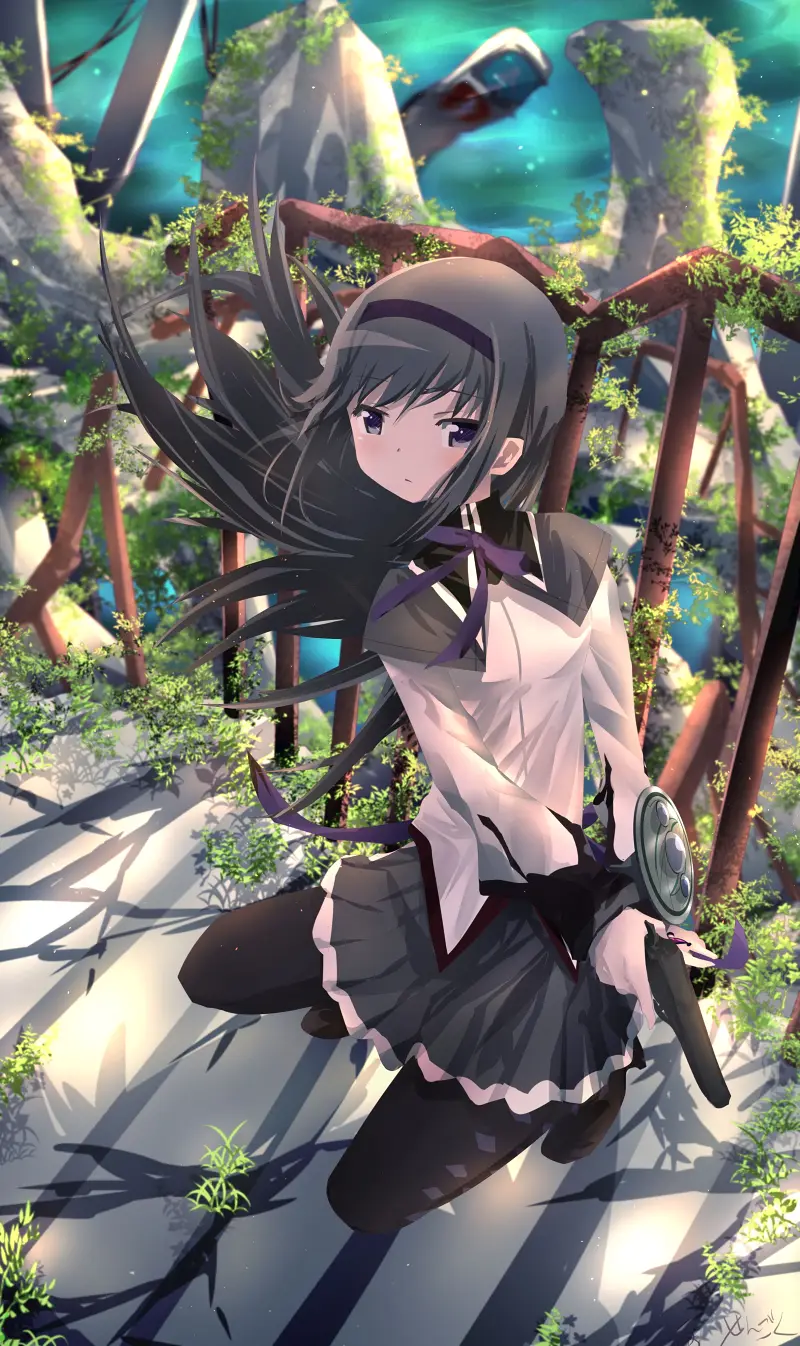 魔法少女小圆,魔法少女,晓美焰,晓美炎,魔圆,动漫壁纸,动漫美图,美图,壁纸,绘画,插画,PIXIV,画师推荐