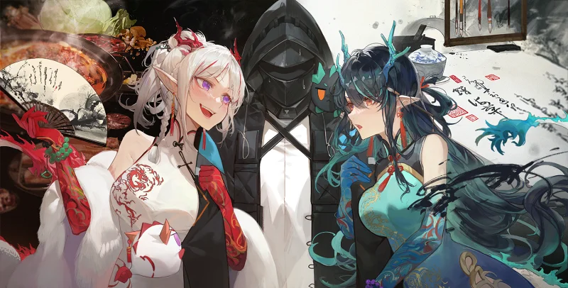 壁纸,插画,游戏,明日方舟,画师,像素,P站,海报,原画,图集
