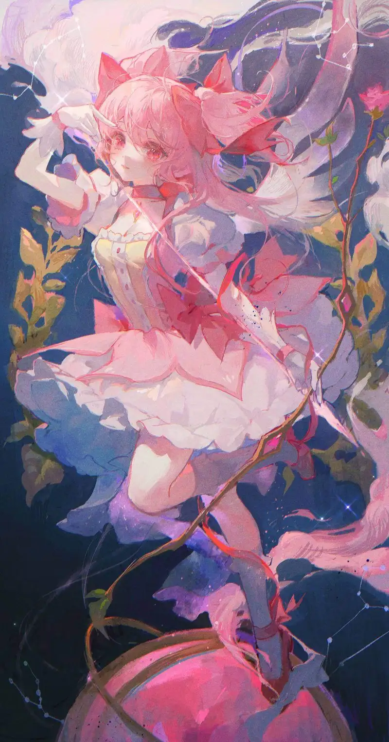 M站美图,壁纸,初音未来,魔法少女小圆