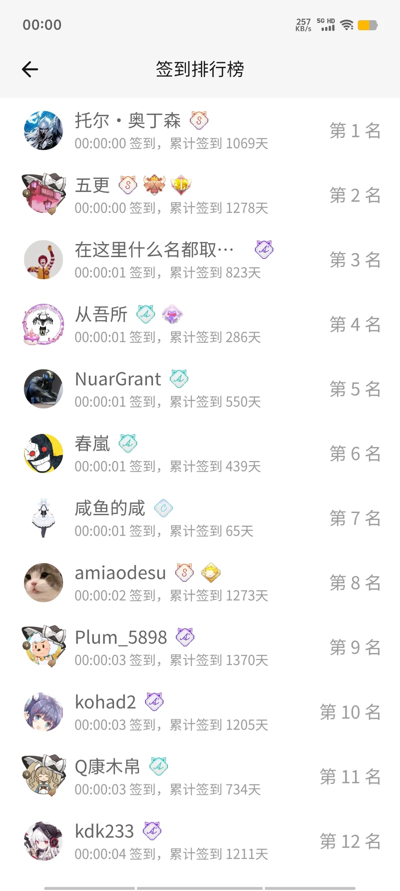 【签到】