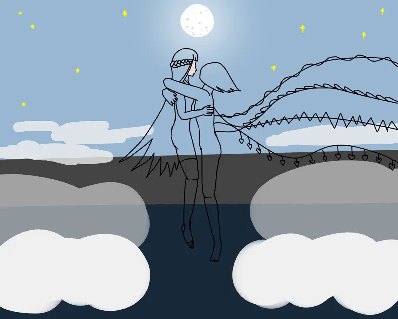 绘画创作,雪女,烟烟罗,追月神