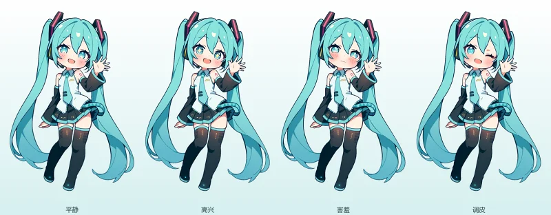 初音未来,AI,桌宠