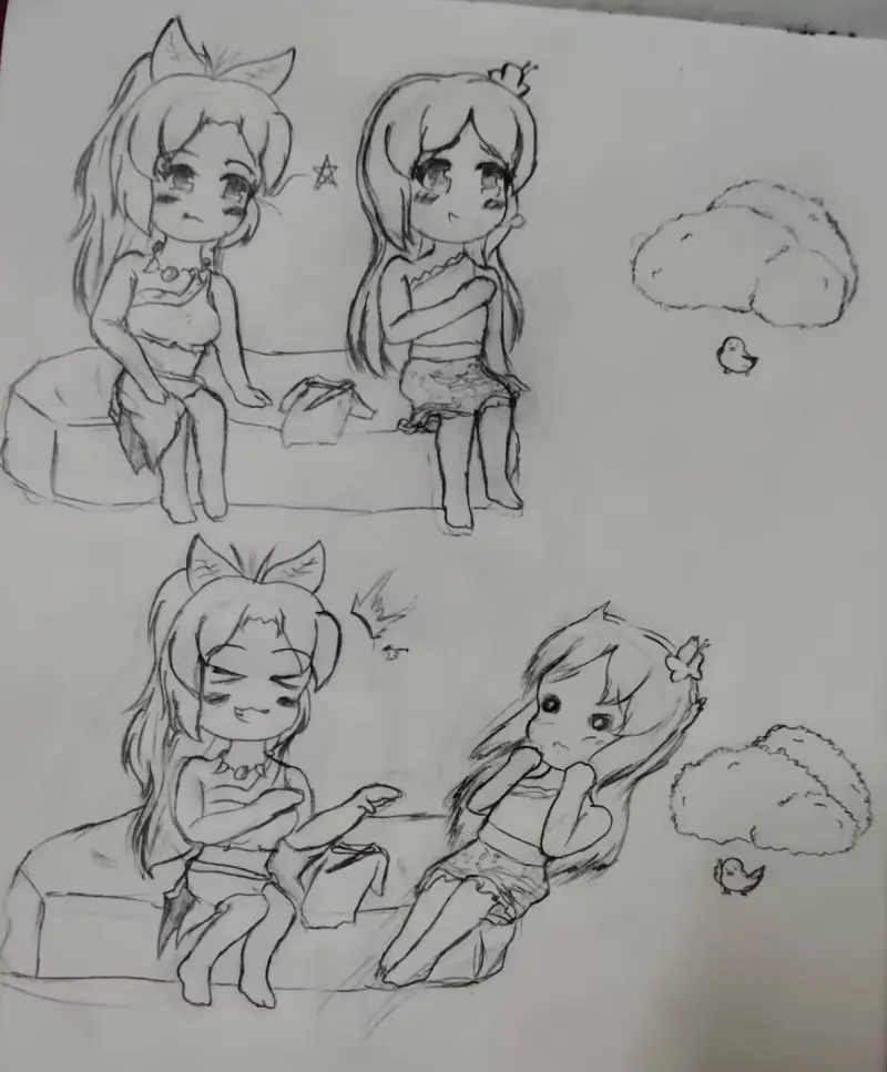 绘画,绘画练习,萌