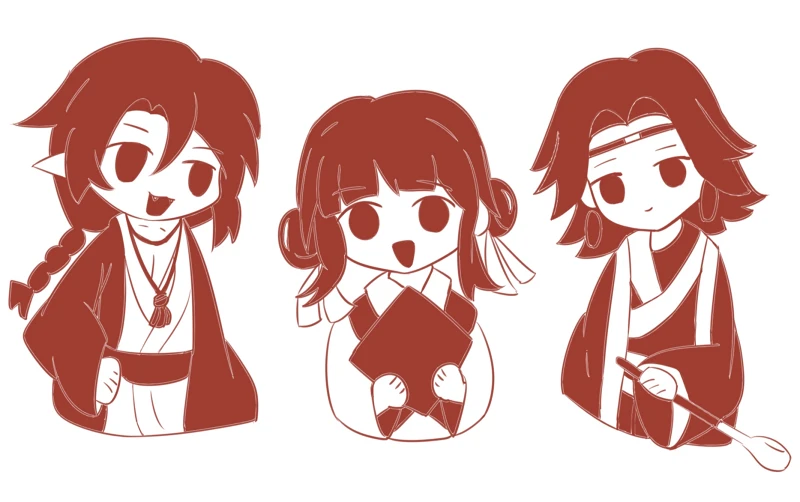 家里门好多（）