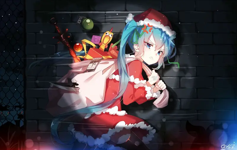 美图,hatsunemiku,初音未来,千夜,vocaloid,二次元,壁纸